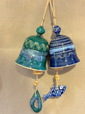 Bells with dangle shape (various glaze combinations)