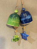 Bells with dangle shape (various glaze combinations)