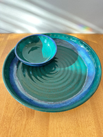 Chip and Dip Platter (various shapes and glaze combinations)