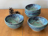 Bowl, small size for rice, ice cream, etc.  (various glaze combinations)