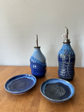 Bottles for olive oil, etc. (various glaze combinations)
