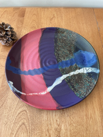 Plates, large 9.5 - 10" (various glaze combinations)