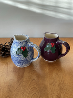 Holiday dishes (various shapes and glazes)