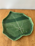 Leaf imprint plates (various glazes, various rims)
