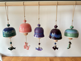 Bells with dangle shape (various glaze combinations)