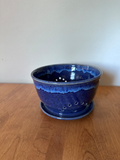 Berry bowl with catch tray (variour sizes, styles, glazes)
