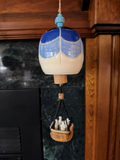 Hot Air Balloon Bells with basket (various glaze combinations)