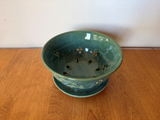 Berry bowl with catch tray (variour sizes, styles, glazes)