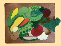 Wooden Puzzle - Garden Vegetables