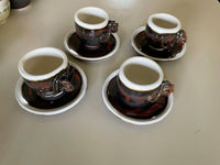 Expresso cups and saucers
