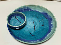 Chip and Dip Platter (various shapes and glaze combinations)