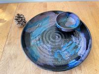 Chip and Dip Platter (various shapes and glaze combinations)