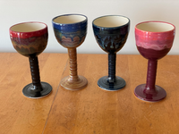 Wine goblets  (various glazes)
