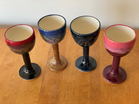 Wine goblets  (various glazes)