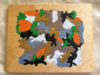 Wooden Puzzle - Puzzled Bunnies