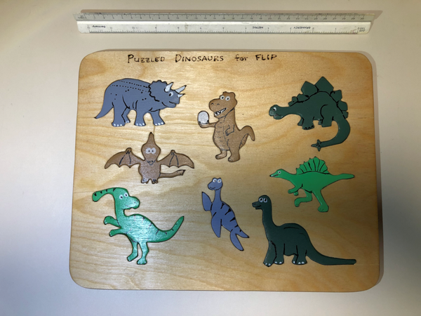 Wooden Puzzle - Puzzled Dinosaurs